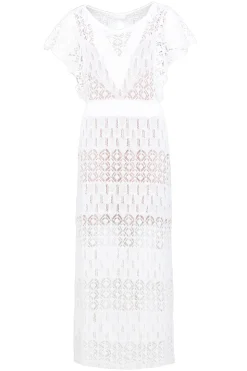 Crochet Dress With Slip Dress Florio | White... | Liu Jo | Little Soho