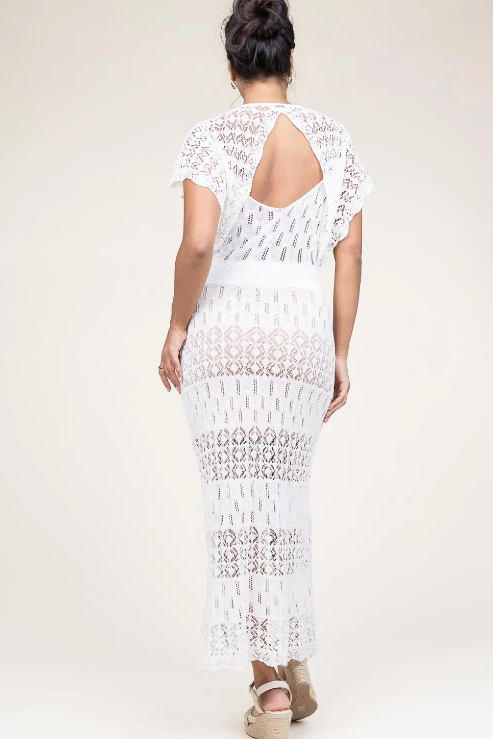 Crochet Dress With Slip Dress Florio | White... | Liu Jo | Little Soho