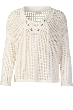 Crochet Sweater Nubia | Natural... | Liu Jo | Little Soho