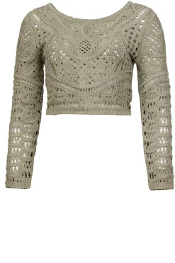 Crochet Top Marc | Green... | Ba&Sh | Little Soho