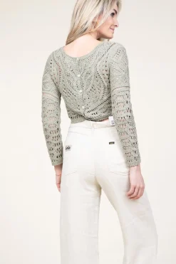 Crochet Top Marc | Green... | Ba&Sh | Little Soho
