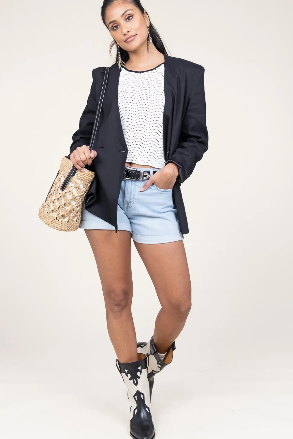Crochet Top Pany | Natural... | Suncoo | Little Soho