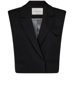Cropped Waistcoat Tailor | Black... | Copenhagen Muse | Little Soho