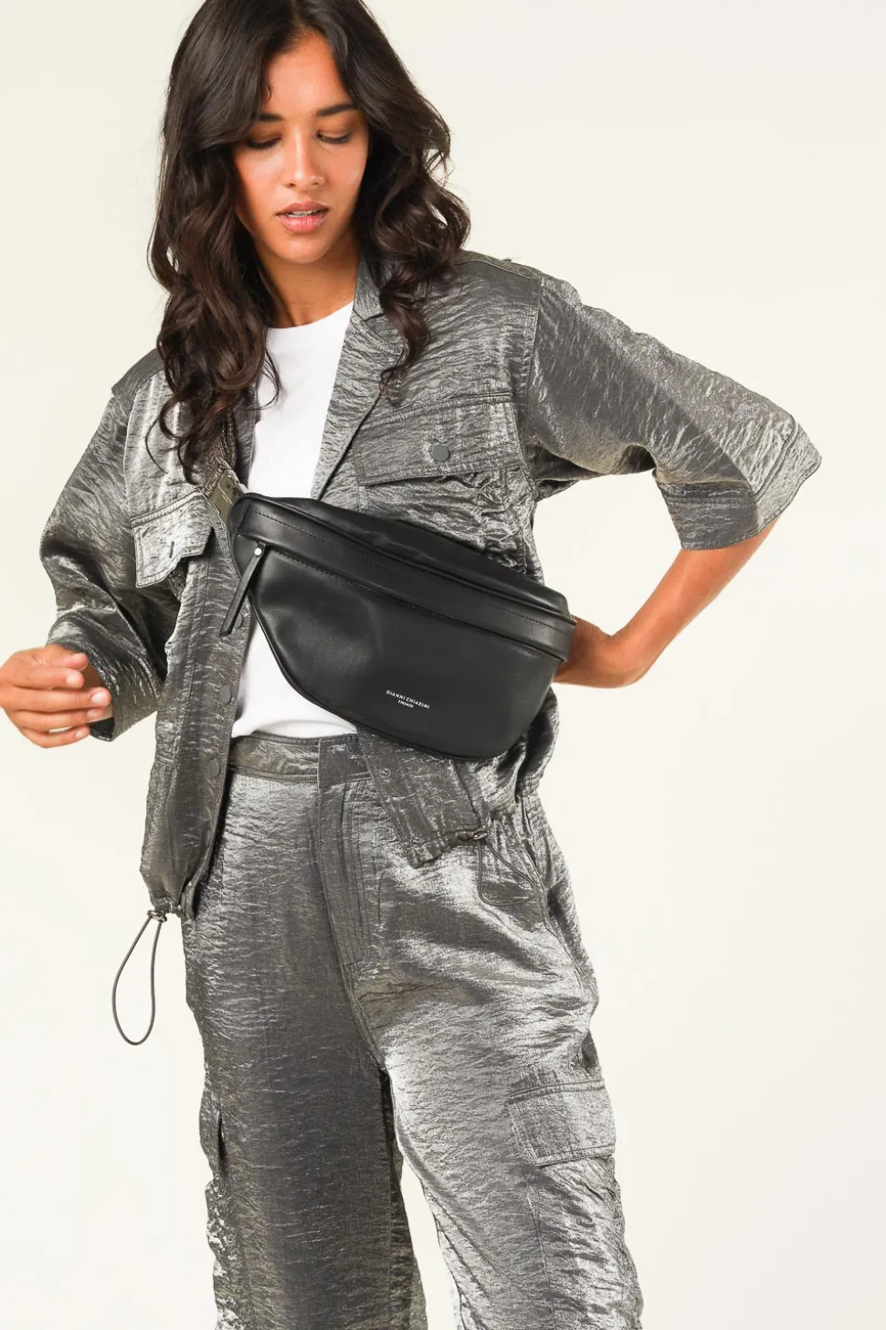 Crossbody Bag Sibella | Black... | Gianni Chiarini | Little Soho