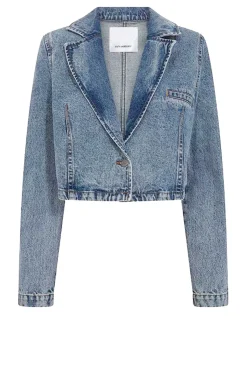 Denim Cropped Jacket Vika | Blue... | Co'Couture | Little Soho