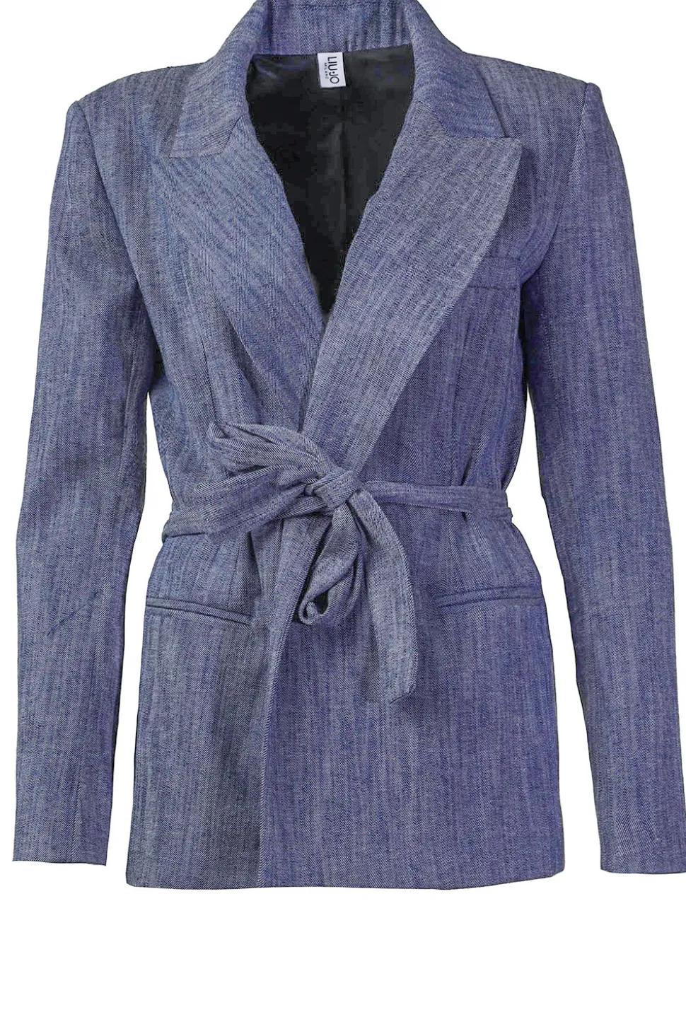 Denim Look Wrap Blazer Fancy | Blue... | Liu Jo | Little Soho