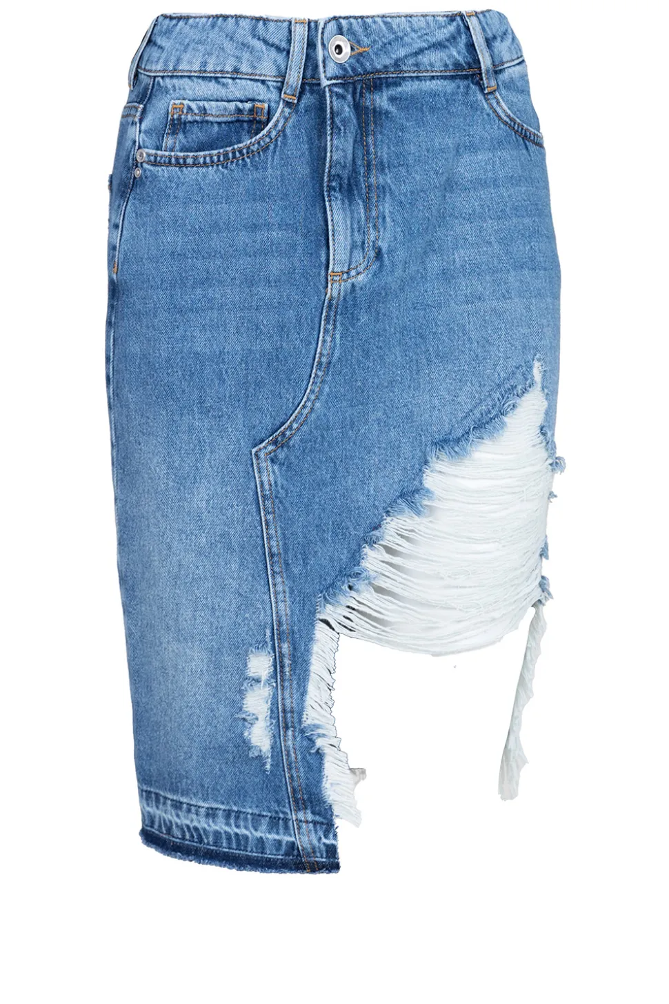 Denim Skirt Marta | Blue... | Patrizia Pepe | Little Soho