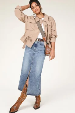 Denim Skirt Vika | Blue... | Co'Couture | Little Soho