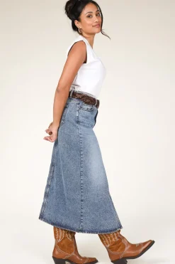 Denim Skirt Vika | Blue... | Co'Couture | Little Soho