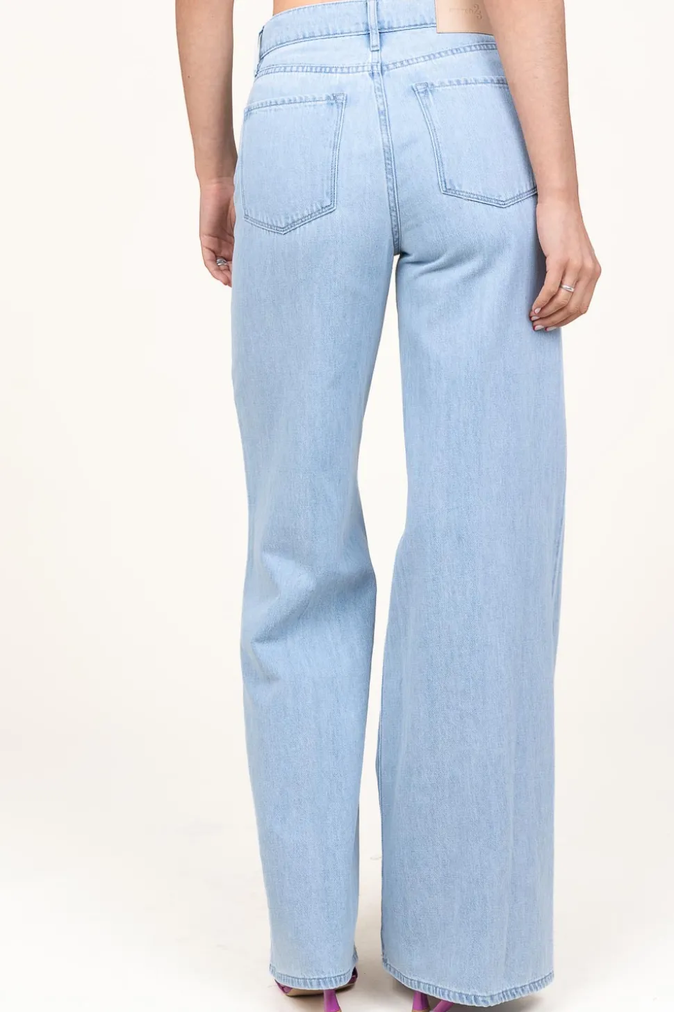 Denim Wide Leg Jeans Mumbai | Blue... | March23 | Little Soho