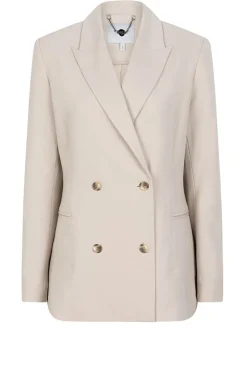 Double Breasted Blazer Frame | Natural... | Dante 6 | Little Soho