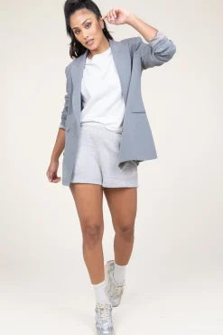 Double Breasted Blazer Frame | Grey... | Dante 6 | Little Soho