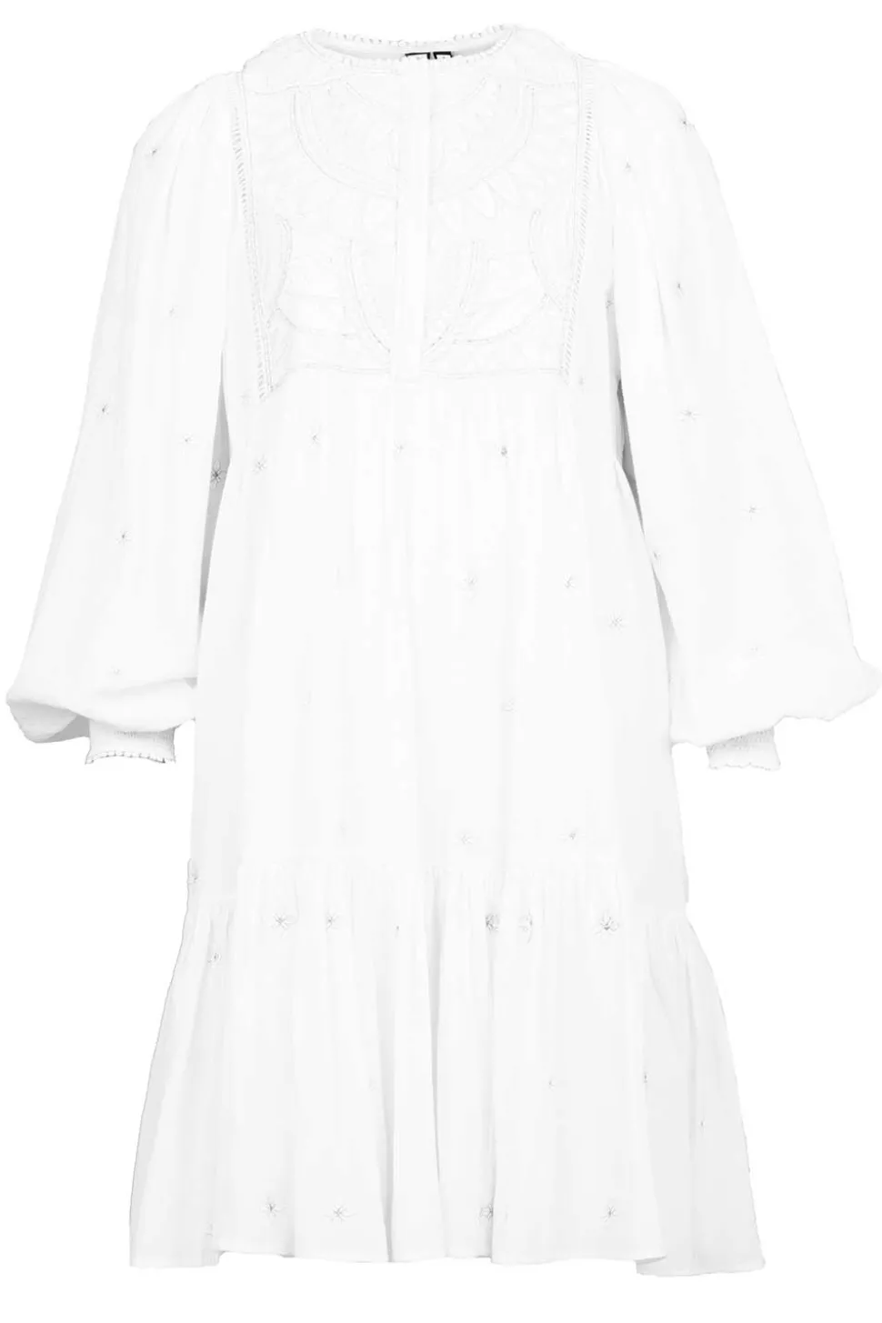 Dress With Embroidery Details Nostalgic | Natural... | Scarlett Poppies | Little Soho