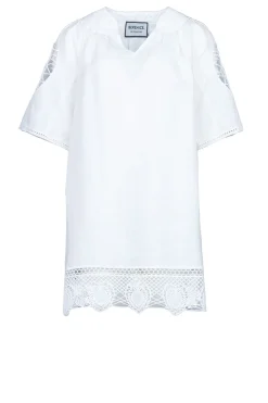 Dress With Openwork Details Renza | Natural... | Berenice | Little Soho
