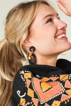 Earring Saphira Duo | Black... | Barong Barong | Little Soho