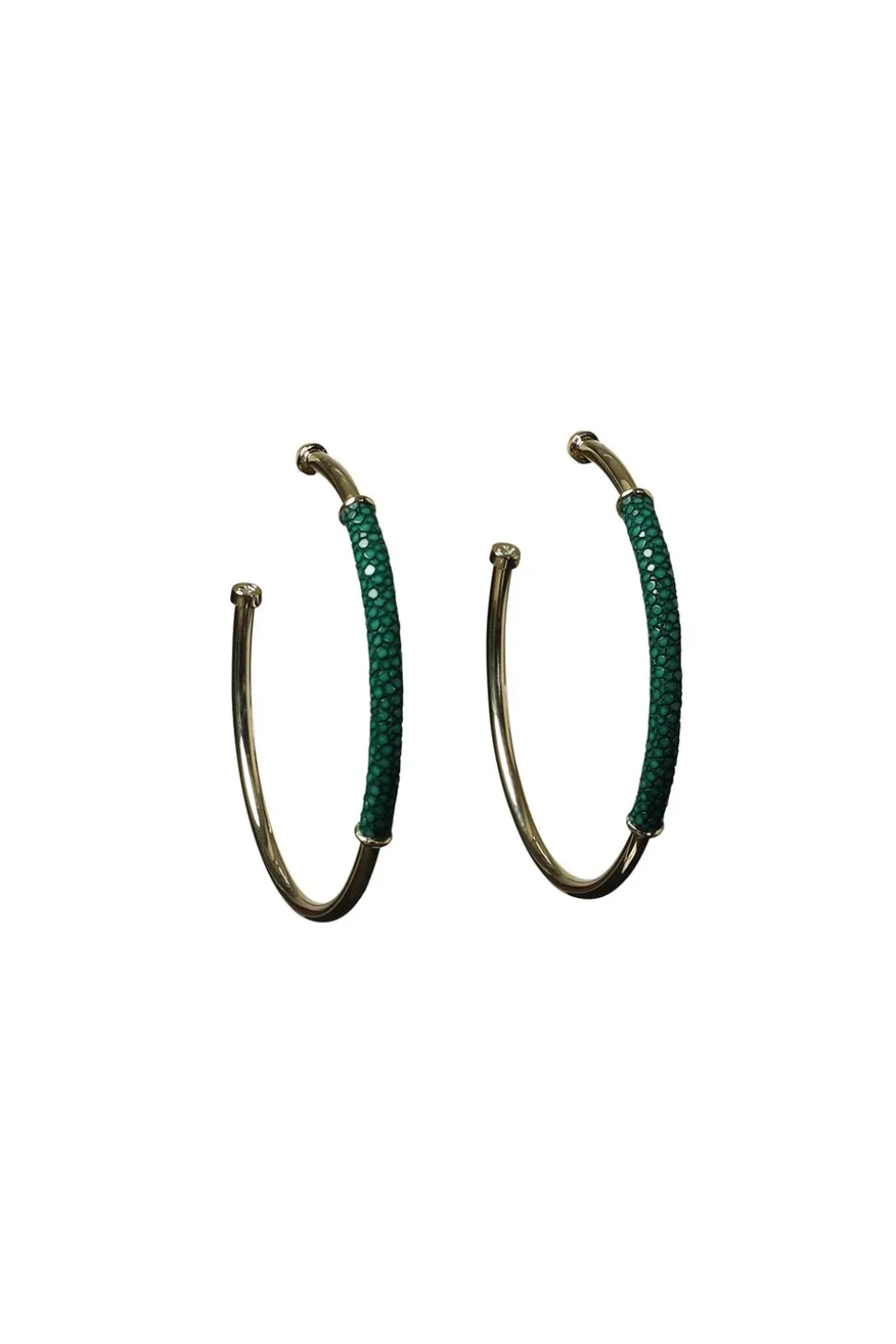 Earrings Saphira Basic Large | Green... | Barong Barong | Little Soho
