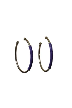 Earrings Saphira Basic Large | Purple... | Barong Barong | Little Soho