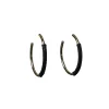 Earrings Saphira Basic Medium | Black... | Barong Barong | Little Soho
