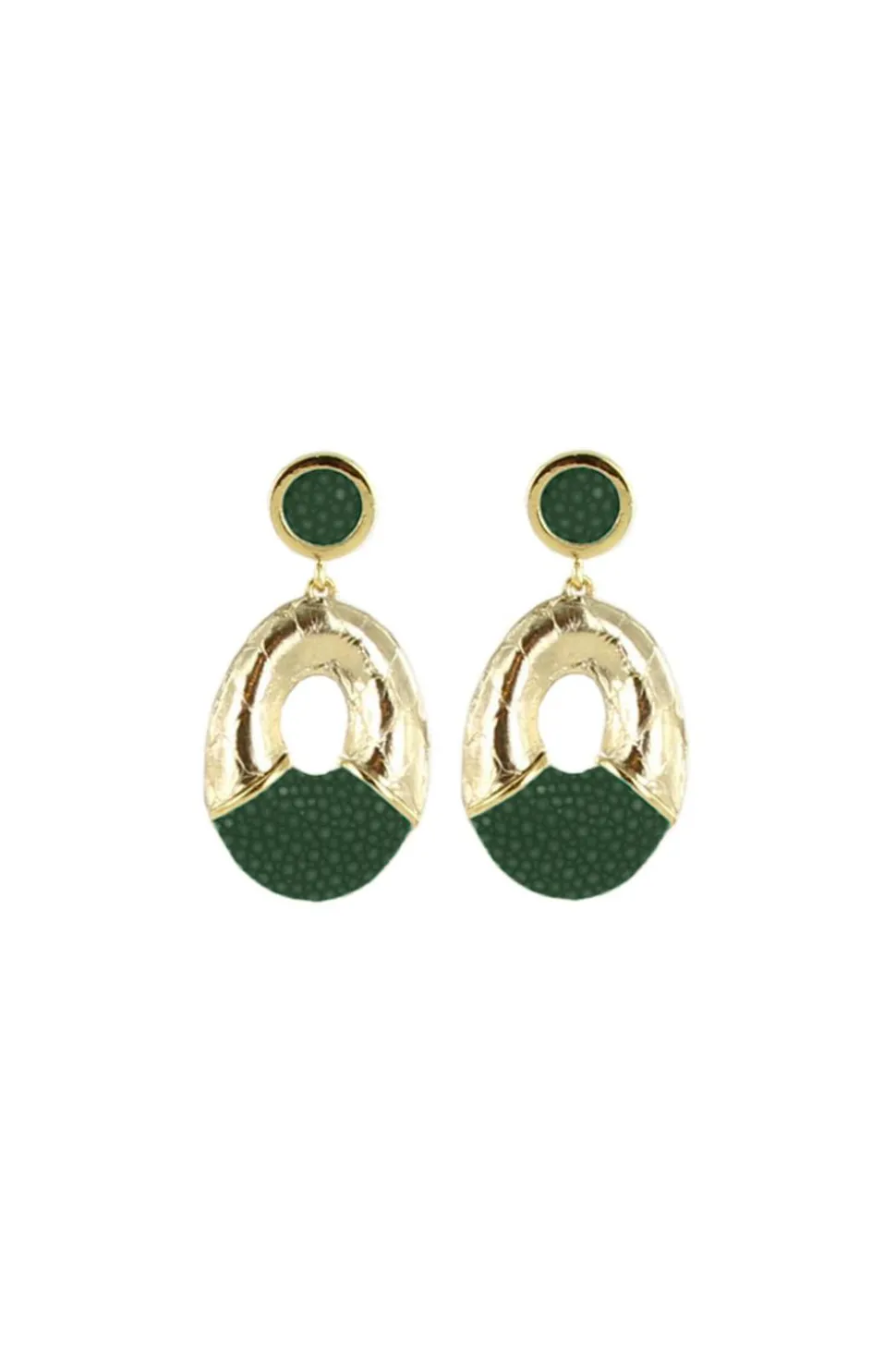 Earrings Saphira Happy Ufo | Green... | Barong Barong | Little Soho