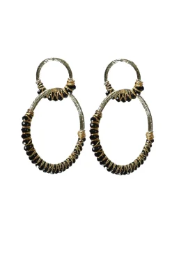 Earrings Saphira Twin | Black... | Barong Barong | Little Soho