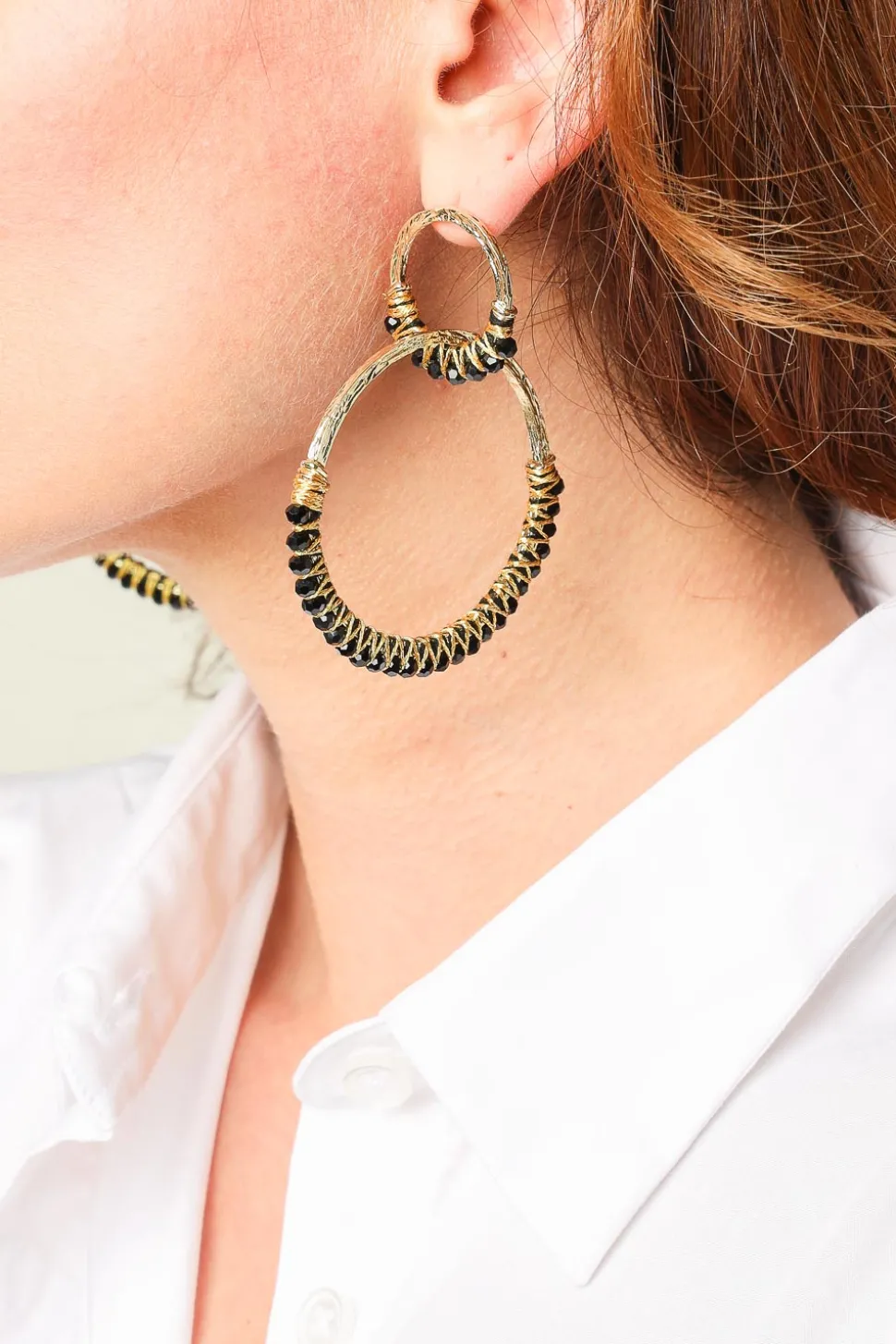 Earrings Saphira Twin | Black... | Barong Barong | Little Soho
