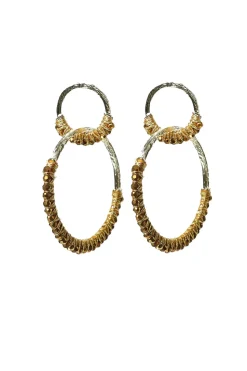 Earrings Saphira Twin | Gold... | Barong Barong | Little Soho
