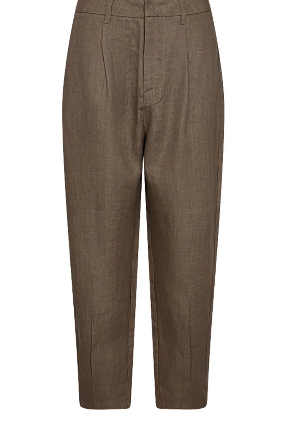 Eco Linen Pleated Trousers Nature | Beige... | Copenhagen Muse | Little Soho