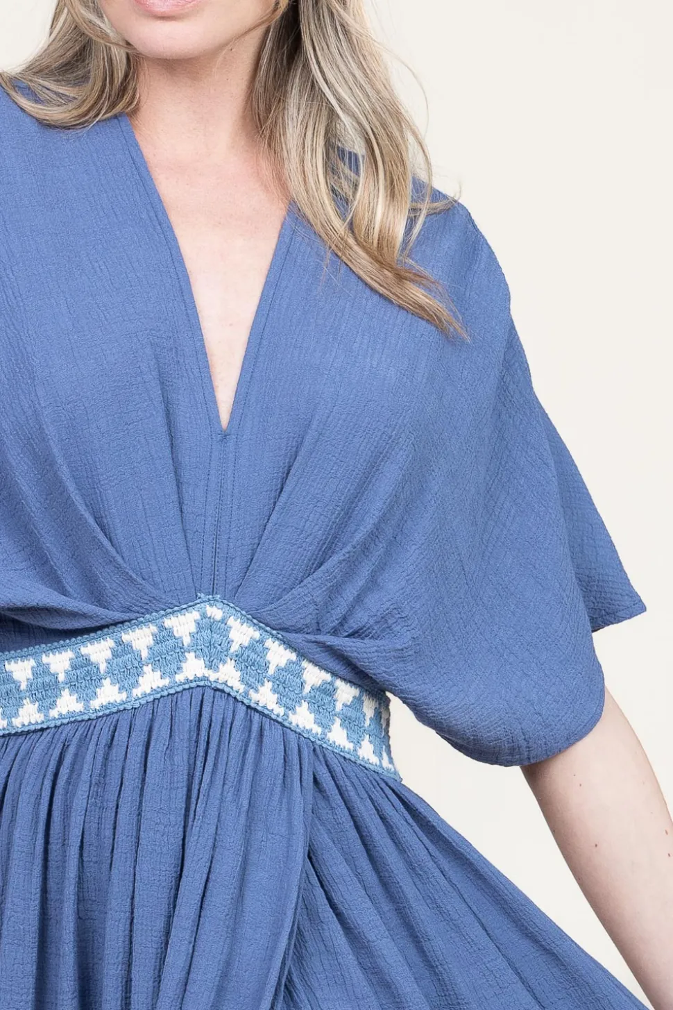 Ecovero Maxi Dress Idea | Blue... | Louizon | Little Soho