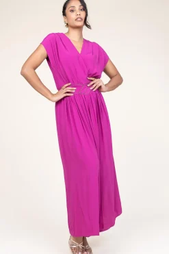 Ecovero Maxi Dress Yacinthe | Purple... | Louizon | Little Soho