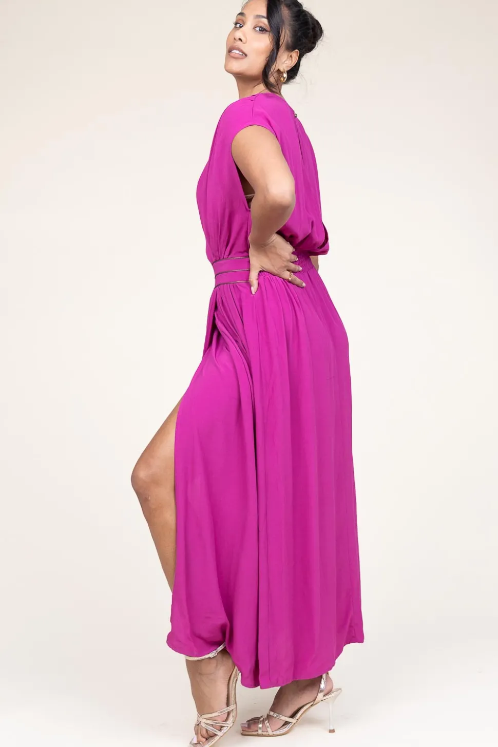 Ecovero Maxi Dress Yacinthe | Purple... | Louizon | Little Soho
