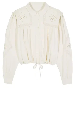 Embroidery Blouse Emily | Natural... | Ba&Sh | Little Soho