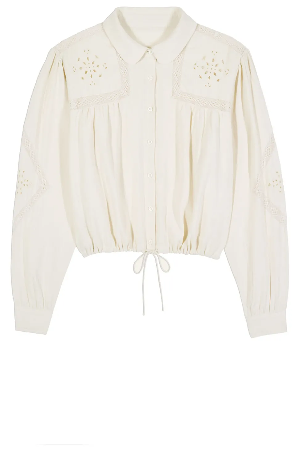 Embroidery Blouse Emily | Natural... | Ba&Sh | Little Soho