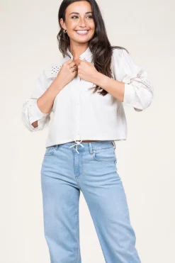 Embroidery Blouse Emily | Natural... | Ba&Sh | Little Soho