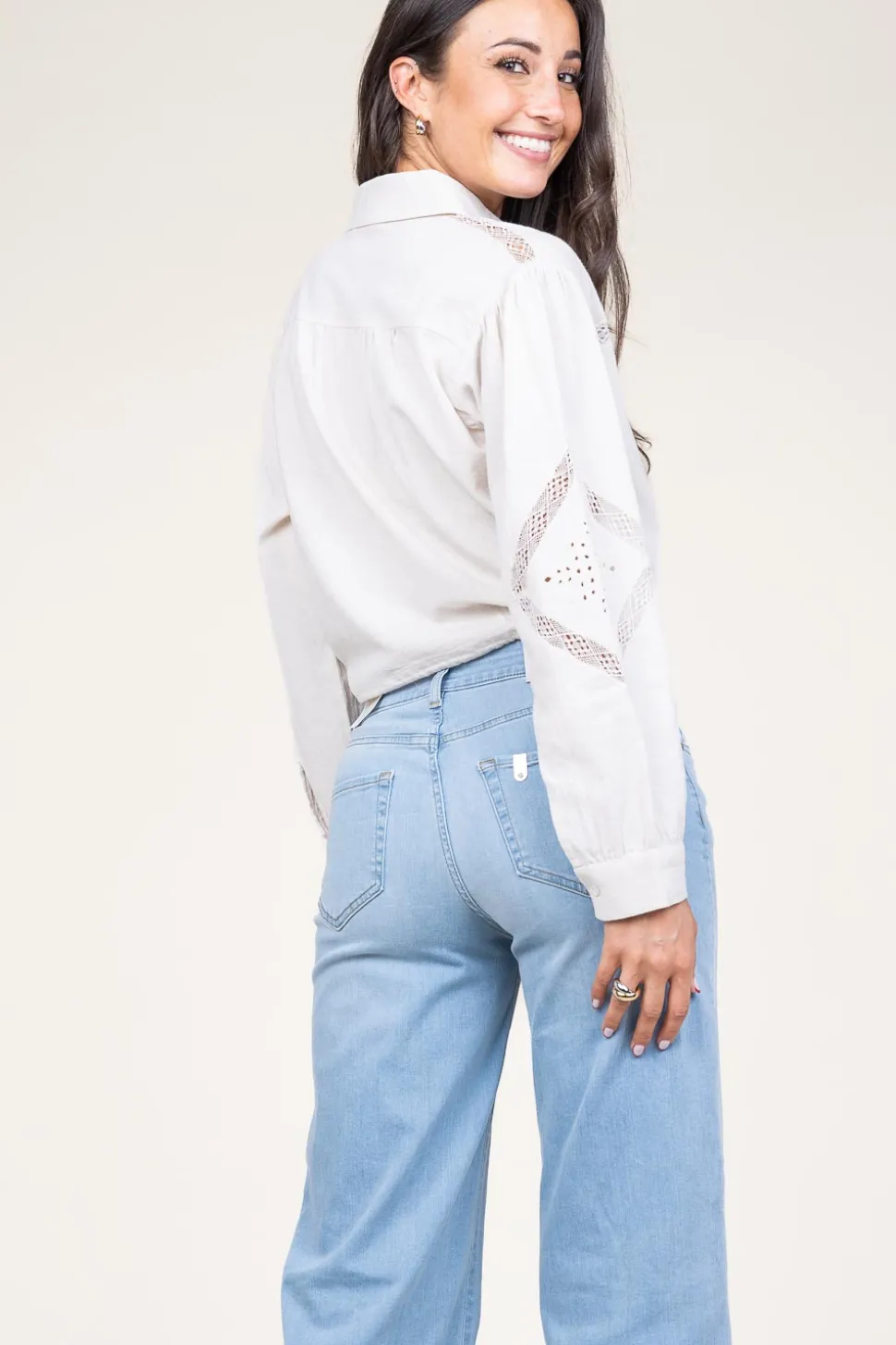 Embroidery Blouse Emily | Natural... | Ba&Sh | Little Soho