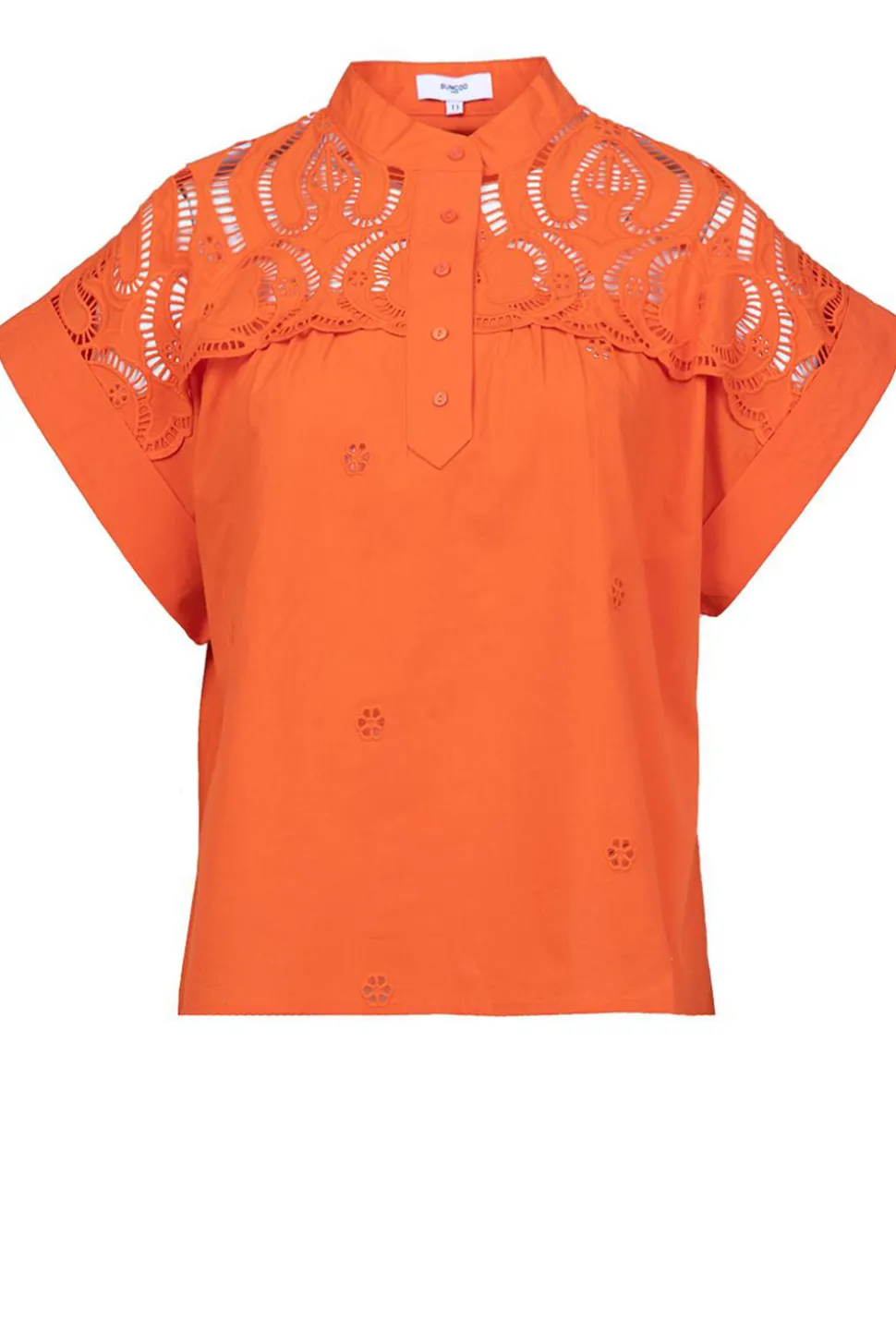 Embroidery Blouse Lina | Orange... | Suncoo | Little Soho