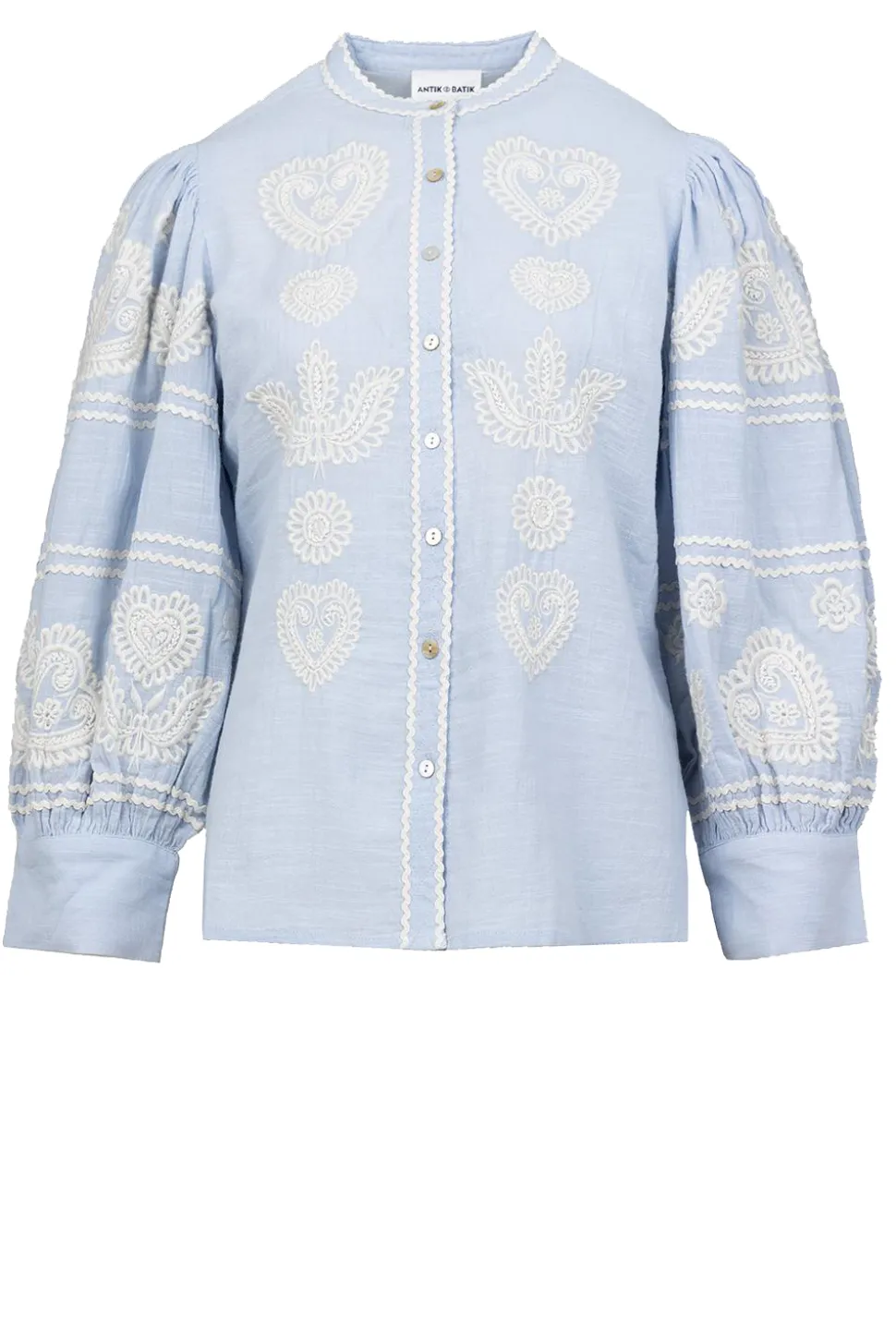 Embroidery Blouse Rony | Blue... | Antik Batik | Little Soho