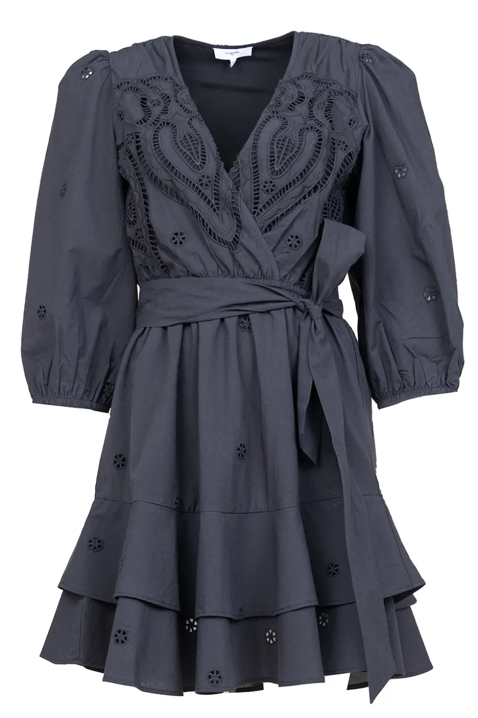Embroidery Dress Cliff | Black... | Suncoo | Little Soho