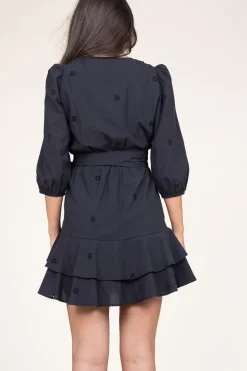 Embroidery Dress Cliff | Black... | Suncoo | Little Soho