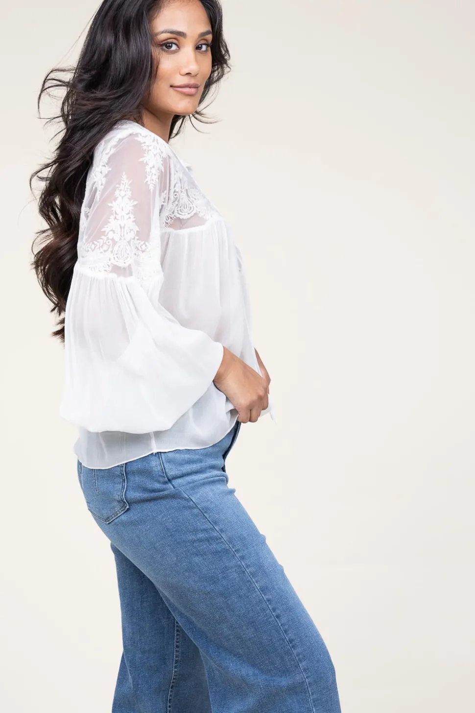 Embroidery Top Calepodio | White... | Kocca | Little Soho