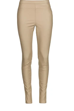 Faux Leather Leggings Amber | Sand... | Knit-Ted | Little Soho
