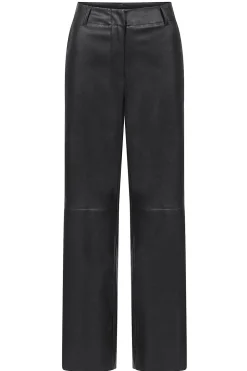 Faux Leather Pants Naomi | Black... | Knit-Ted | Little Soho