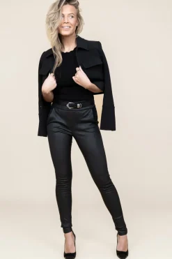 Fine Knitted Top With Ruffles Curuana | Black... | Kocca | Little Soho