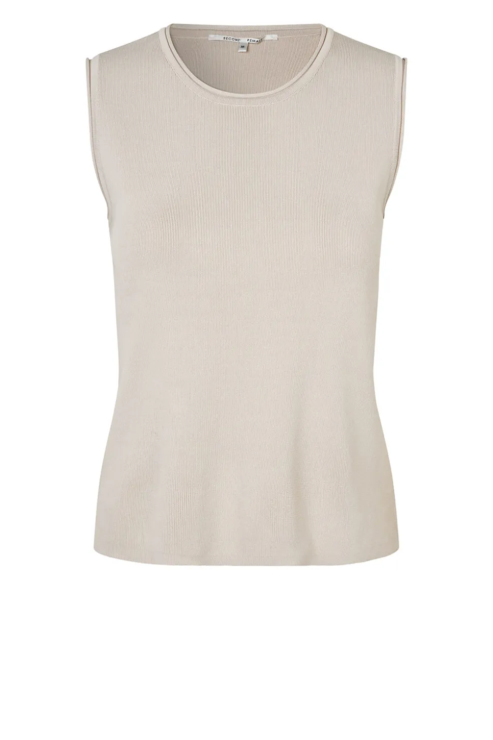 Fine Knitted Viscose Top Wilda | Natural... | Second Female | Little Soho