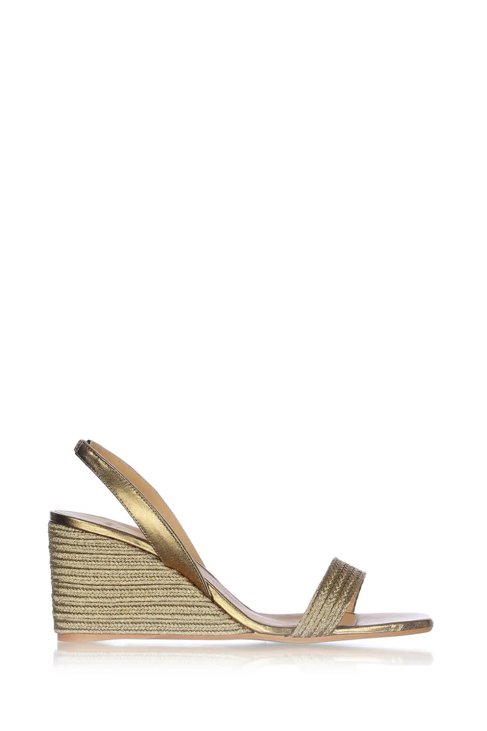Fine Wedge Heel Barby | Gold... | Castaner | Little Soho