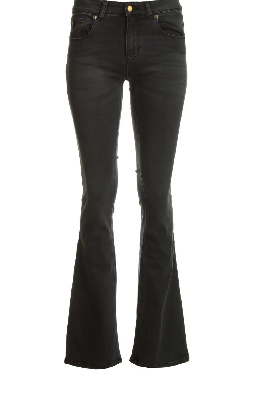 Flared Stretch Jeans Melrose L32 | Black... | Lois Jeans | Little Soho