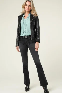 Flared Stretch Jeans Melrose L32 | Black... | Lois Jeans | Little Soho