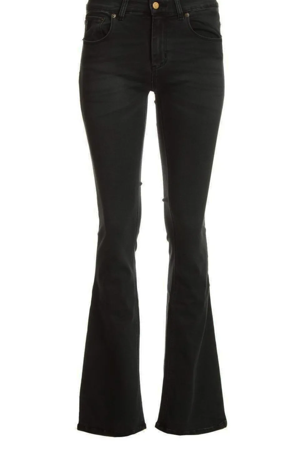 Flared Stretch Jeans Melrose L34 | Black... | Lois Jeans | Little Soho