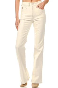 High Retro Flare Jeans Riley L34 | Natural... | Lois Jeans | Little Soho