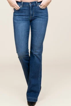 High Waist Flared Broek Beat L35 | Blue... | Liu Jo | Little Soho