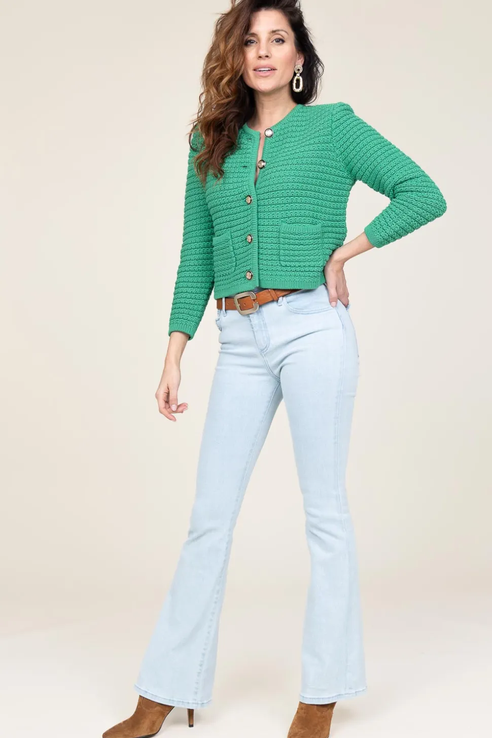 High Waist Flared Jeans Raval L34 | Blue... | Lois Jeans | Little Soho